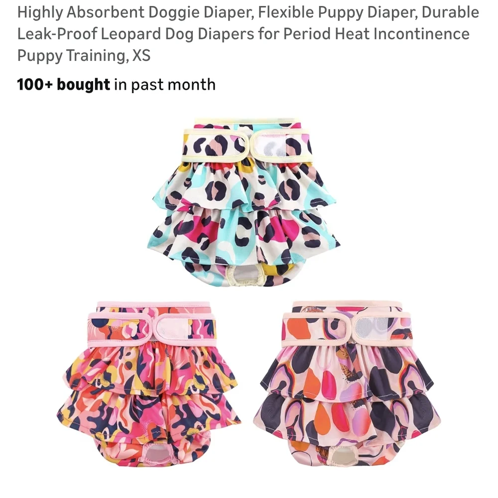N/A dog diapers